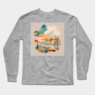 Boho Landscape Bright Long Sleeve T-Shirt